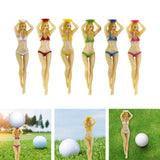 Maxbell Novelty Golf Tees Lady Bikini Girl Bachelor Party Golf Accessories pink