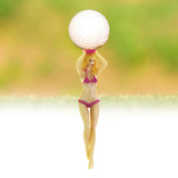 Maxbell Novelty Golf Tees Lady Bikini Girl Bachelor Party Golf Accessories pink