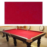 Maxbell Professional Billiards Cloth Accessories Game Snooker Felt  2.6x1.45M  Red