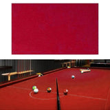 Maxbell Professional Billiards Cloth Accessories Game Snooker Felt  2.6x1.45M  Red