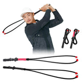 Maxbell Portable Golf Swing Training Aid Practice Rope Trainer for Women Men Red