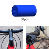 Maxbell Bicycle Brake Cable Frame Wrap Protector O-Rings Bike kits Blue 50pc RC126