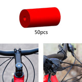 Maxbell Bicycle Brake Cable Frame Wrap Protector O-Rings Bike kits Red 50pc RC126