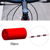 Maxbell Bicycle Brake Cable Frame Wrap Protector O-Rings Bike kits Red 50pc RC126