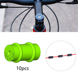 Maxbell Bicycle Brake Cable Frame Wrap Protector O-Rings Bike kits Green 10pc RC125