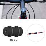 Maxbell Bicycle Brake Cable Frame Wrap Protector O-Rings Bike kits Blck 10pc RC125