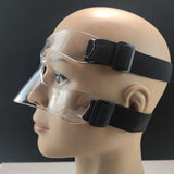 Maxbell Basketball Mask Adjustable Strap Girls Softball Mask for Sports Women Men 14x9cm
