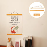 Maxbell Modern Magnetic Picture DIY Wooden Frame Painting Scroll Photo Poster Hanger 51cm