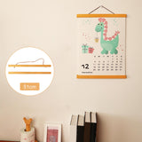 Maxbell Modern Magnetic Picture DIY Wooden Frame Painting Scroll Photo Poster Hanger 51cm