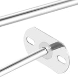 Maxbell Wardrobe Hanger Pipe Bracket 25mm Dia Clothes Rails Home Use Shower Closet 10cm Height