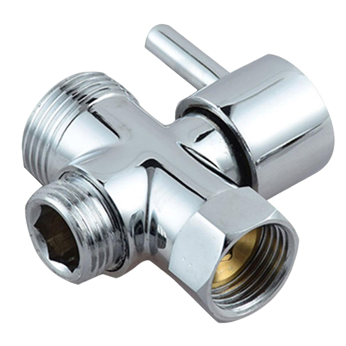 Maxbell 3 Way T Adapter Diverter Valve Shower Head Brass for Bathroom Bidet Hotel