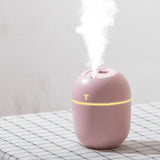 Maxbell Ultrasonic Air Humidifier for Bedroom LED Light Quite Babies Light Pink