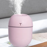 Maxbell Ultrasonic Air Humidifier for Bedroom LED Light Quite Babies Light Pink