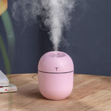 Maxbell Ultrasonic Air Humidifier for Bedroom LED Light Quite Babies Light Pink