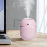 Maxbell Ultrasonic Air Humidifier for Bedroom LED Light Quite Babies Light Pink