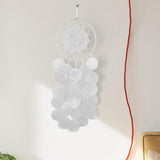 Maxbell Bohemian Dream Catcher Shell Wind Chimes Pendant for Balcony Indoor Outdoor