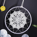 Maxbell Bohemian Dream Catcher Shell Wind Chimes Pendant for Balcony Indoor Outdoor