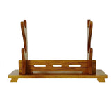 Maxbell Samurai Sword Display Wood Katana Stand Holder 2 Layers