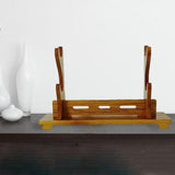 Maxbell Samurai Sword Display Wood Katana Stand Holder 2 Layers