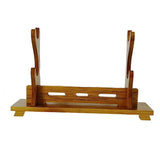 Maxbell Samurai Sword Display Wood Katana Stand Holder 2 Layers