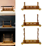 Maxbell Samurai Sword Display Wood Katana Stand Holder 1 Layer