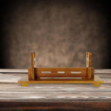 Maxbell Samurai Sword Display Wood Katana Stand Holder 1 Layer