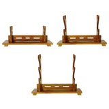 Maxbell Samurai Sword Display Wood Katana Stand Holder 1 Layer