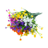 Maxbell 10 Pieces Artificial Flowers UV Resistant for Farmhouse Home Decoration