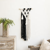 Maxbell Woven Tapestry with Tassel Nordic Modern for Kitchen Bedroom Home Decoration