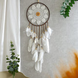 Maxbell Feather Dream Catcher Wall Hanging Art Craft for Home Decor Without Light