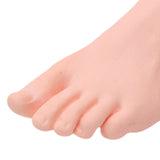 Maxbell Soft Lifesize Female Mannequin Foot Shoes Display Fake Manicure Movie Props