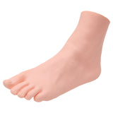 Maxbell Soft Lifesize Female Mannequin Foot Shoes Display Fake Manicure Movie Props