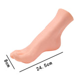 Maxbell Soft Lifesize Female Mannequin Foot Shoes Display Fake Manicure Movie Props