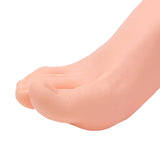 Maxbell Soft Lifesize Female Mannequin Foot Shoes Display Fake Manicure Movie Props