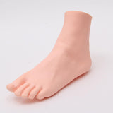 Maxbell Soft Lifesize Female Mannequin Foot Shoes Display Fake Manicure Movie Props