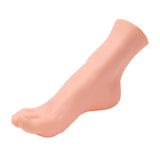 Maxbell Soft Lifesize Female Mannequin Foot Shoes Display Fake Manicure Movie Props