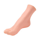 Maxbell Soft Lifesize Female Mannequin Foot Shoes Display Fake Manicure Movie Props