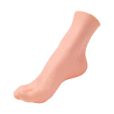 Maxbell Soft Lifesize Female Mannequin Foot Shoes Display Fake Manicure Movie Props