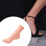 Maxbell Soft Lifesize Female Mannequin Foot Shoes Display Fake Manicure Movie Props