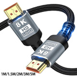 Maxbell 8K HDMI Cable 48Gbps Dynamic HDR High Speed for Projector Monitor 1 Meter