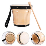 Maxbell Wood Bongo Drum Handmade 5.89x5.89in Bongo for Kids Toy Professionals Kids