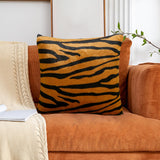 Maxbell 17x17inch Square Throw Pillow Cover Pillow Covers for Home Car Black Coffee