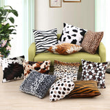 Maxbell 17x17inch Square Throw Pillow Cover Pillow Covers for Home Car Black Coffee