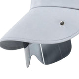 Maxbell Women Sun Hat Outdoor Anti-UV Cycling Floppy Summer Sunglasses Visor Grey