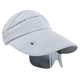 Maxbell Women Sun Hat Outdoor Anti-UV Cycling Floppy Summer Sunglasses Visor Grey