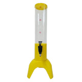 Maxbell Beer Dispenser Dual Action Easy to Clean Mimosa for Outdoor Cocktail Home Yellow