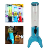 Maxbell Beer Dispenser Dual Action Easy to Clean Mimosa for Outdoor Cocktail Home Blue