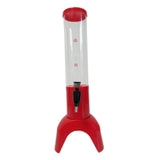 Maxbell Beer Dispenser Dual Action Easy to Clean Mimosa for Outdoor Cocktail Home Red