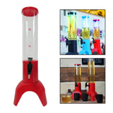 Maxbell Beer Dispenser Dual Action Easy to Clean Mimosa for Outdoor Cocktail Home Red