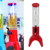 Maxbell Beer Dispenser Dual Action Easy to Clean Mimosa for Outdoor Cocktail Home Red